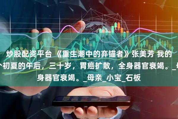 炒股配资平台 《重生潮中的弃锚者》张美芳 我的生命终结在一个初夏的午后，三十岁，胃癌扩散，全身器官衰竭。_母亲_小宝_石板